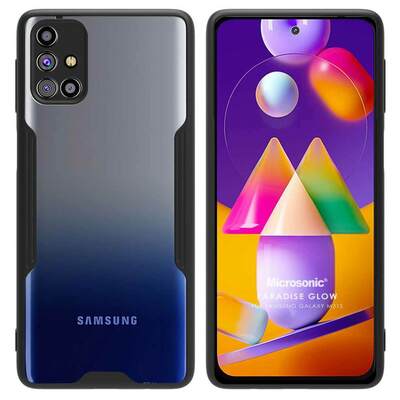 Microsonic Samsung Galaxy M31S Kılıf Paradise Glow Siyah