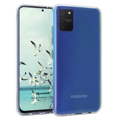 Microsonic Samsung Galaxy S10 Lite Kılıf Transparent Soft Beyaz