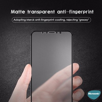 Microsonic Xiaomi Mi 11i Matte Flexible Ekran Koruyucu Siyah