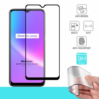 Microsonic Realme C25 Matte Flexible Ekran Koruyucu Siyah