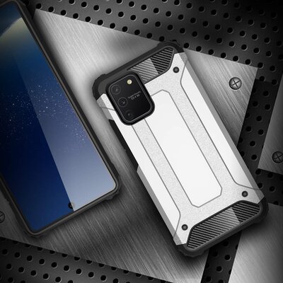 Microsonic Samsung Galaxy S10 Lite Kılıf Rugged Armor Gold