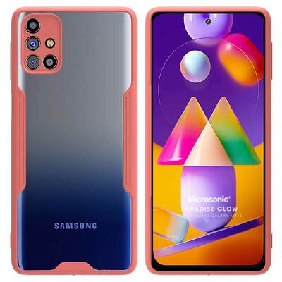 Microsonic Samsung Galaxy M31S Kılıf Paradise Glow Pembe