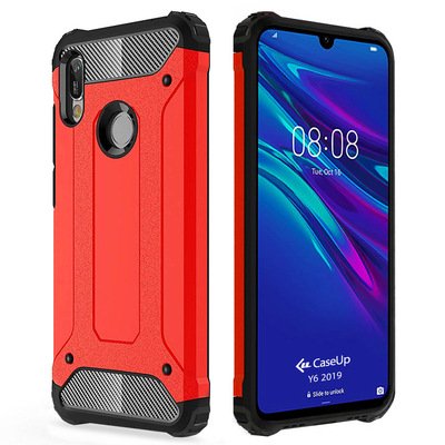 CaseUp Huawei Y6 2019 Kılıf Tank Kırmızı