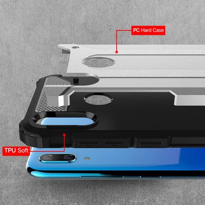 CaseUp Huawei Y6 2019 Kılıf Tank Kırmızı