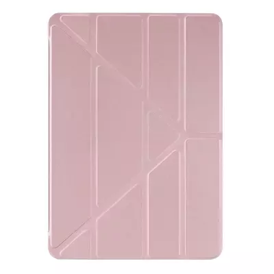 Microsonic Apple iPad Pro 12.9`` 2022 6. Nesil Kılıf (A2436-A2764-A2437-A2766) Origami Pencil Rose Gold