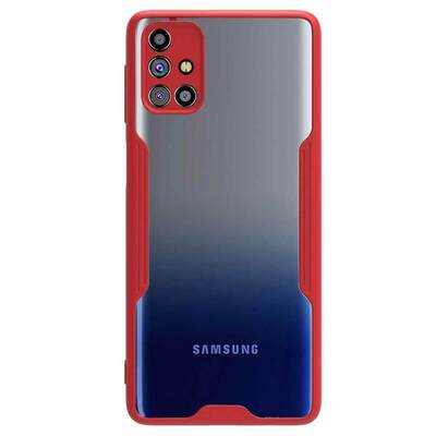 Microsonic Samsung Galaxy M31S Kılıf Paradise Glow Kırmızı