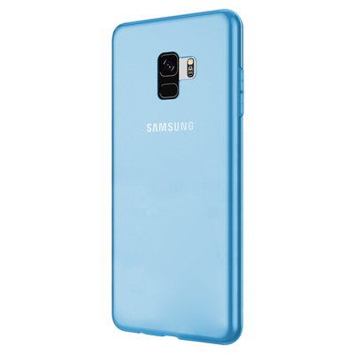 Microsonic Samsung Galaxy S9 Kılıf Transparent Soft Mavi