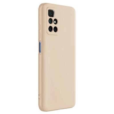 Microsonic Xiaomi Redmi 10 Kılıf Matte Silicone Gold