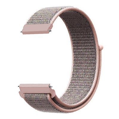 Microsonic Huawei Watch GT Elegant Hasırlı Kordon Woven Sport Loop Rose Gold