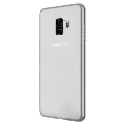 Microsonic Samsung Galaxy S9 Kılıf Transparent Soft Beyaz