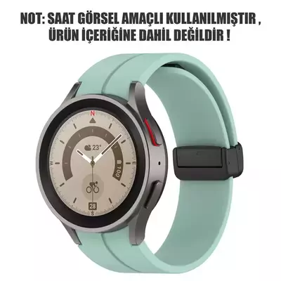 Microsonic Samsung Galaxy Watch 5 Pro 45mm Kordon Ribbon Line Açık Yeşil