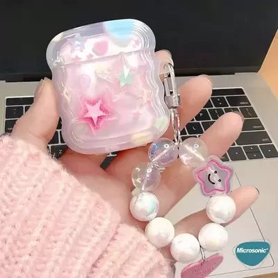 Microsonic AirPods Pro 2.Nesil Kılıf Figure Series ShiningStar Pembe