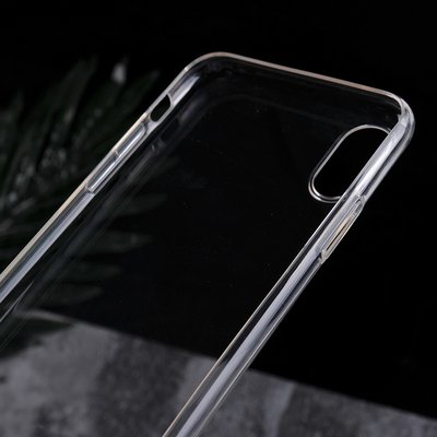 Microsonic Apple iPhone X Kılıf Transparent Soft Mavi