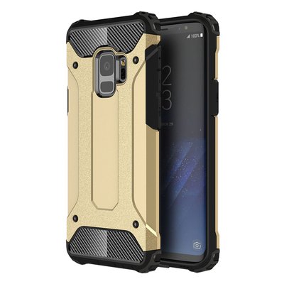 Microsonic Samsung Galaxy S9 Kılıf Rugged Armor Gold