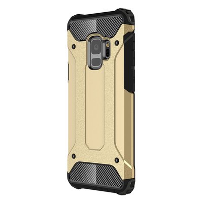 Microsonic Samsung Galaxy S9 Kılıf Rugged Armor Gold