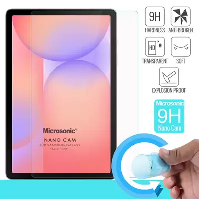 Microsonic Samsung Galaxy Tab S10 Lite Nano Glass Cam Ekran Koruyucu