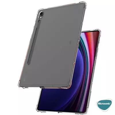 Microsonic Samsung Galaxy Tab S9 FE Kılıf Shock Absorbing Şeffaf