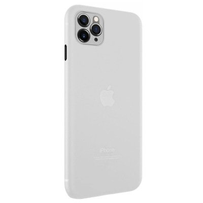 Microsonic Apple iPhone 11 Pro Max Kılıf Peipe Matte Silicone Beyaz