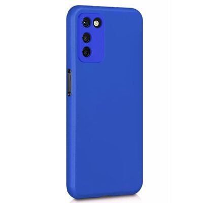 Microsonic Oppo A55 5G Kılıf Matte Silicone Mavi