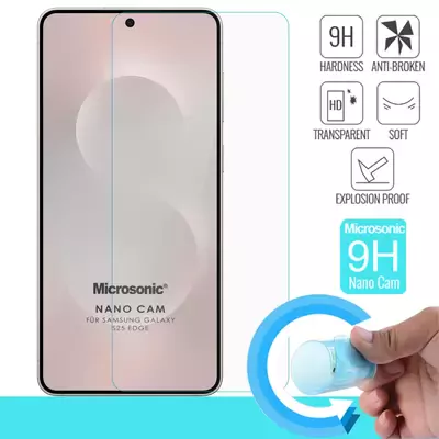 Microsonic Samsung Galaxy S25 Edge Nano Glass Cam Ekran Koruyucu