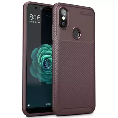 Microsonic Xiaomi Mi A2 (Mi 6X) Kılıf Legion Series Kahverengi