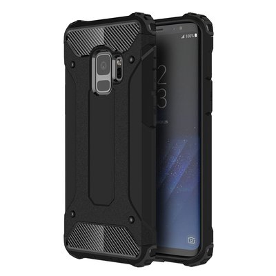 Microsonic Samsung Galaxy S9 Kılıf Rugged Armor Siyah