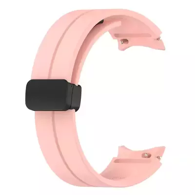 Microsonic Samsung Galaxy Watch 5 40mm Kordon Ribbon Line Pembe