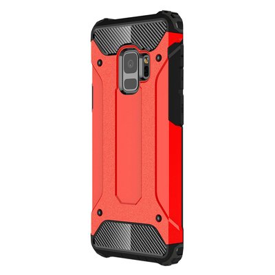 Microsonic Samsung Galaxy S9 Kılıf Rugged Armor Kırmızı