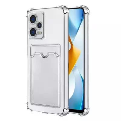 Microsonic Xiaomi Redmi Note 12 Card Slot Shock Kılıf Şeffaf