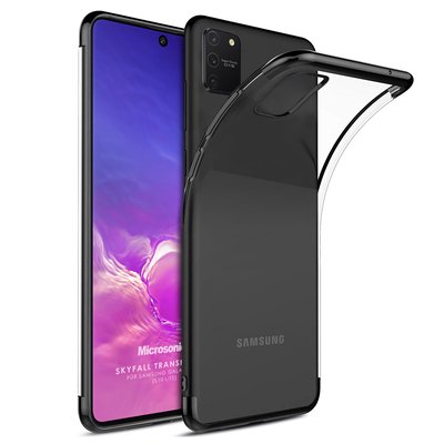 Microsonic Samsung Galaxy S10 Lite Kılıf Skyfall Transparent Clear Siyah