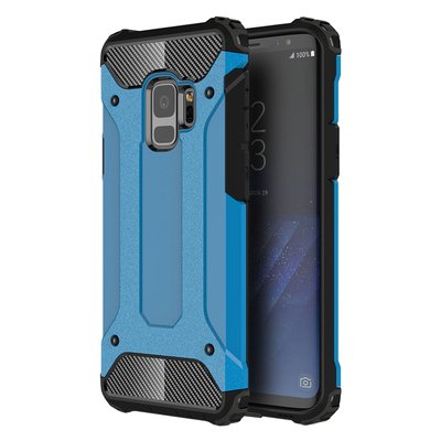 Microsonic Samsung Galaxy S9 Kılıf Rugged Armor Mavi