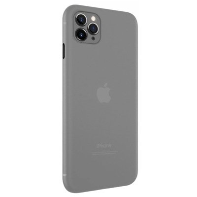 Microsonic Apple iPhone 11 Pro Kılıf Peipe Matte Silicone Gri