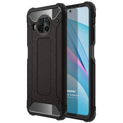 Microsonic Xiaomi Mi 10T Lite Kılıf Rugged Armor Siyah