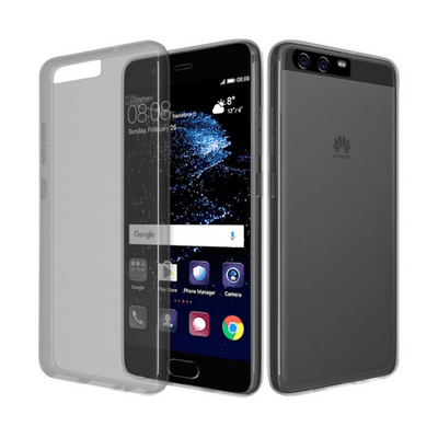 CaseUp Huawei P10 Kılıf Transparent Soft Siyah