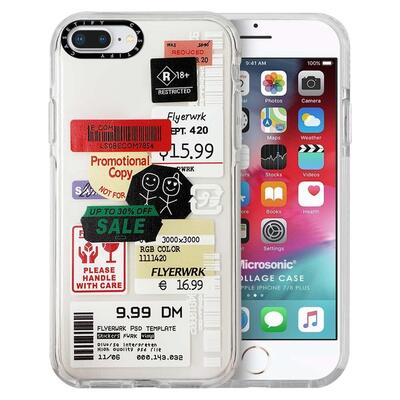 Microsonic Apple iPhone 8 Plus Collage Kılıf Sale