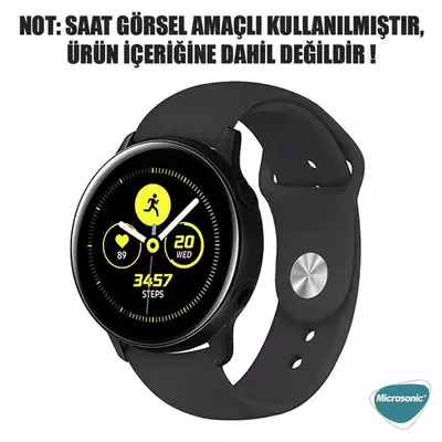 Microsonic Huawei Watch 4 Silicone Sport Band Beyaz