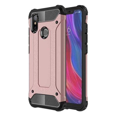 Microsonic Xiaomi Mi 6X Kılıf Rugged Armor Rose Gold