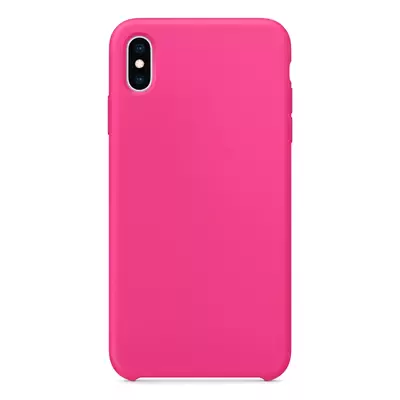 Microsonic Apple iPhone XS Kılıf Liquid Lansman Silikon Pitaya