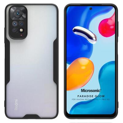 Microsonic Xiaomi Redmi Note 11 Pro 5G Kılıf Paradise Glow Siyah