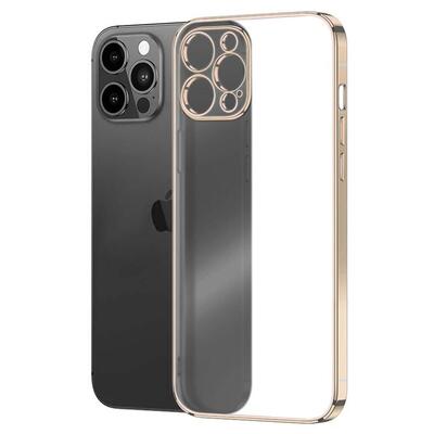 Microsonic Apple iPhone 12 Pro Kılıf Square Matte Plating Gold