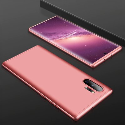 Microsonic Samsung Galaxy Note 10 Plus Kılıf Double Dip 360 Protective AYS Rose Gold