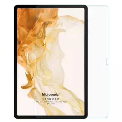 Microsonic Samsung Galaxy Tab S10 Plus X820 Nano Glass Cam Ekran Koruyucu