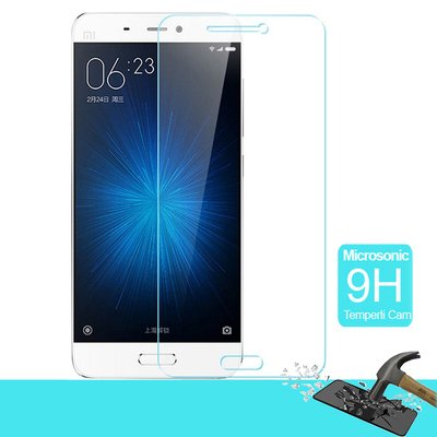 Microsonic Xiaomi Mi5 Prime Temperli Cam Ekran Koruyucu Film
