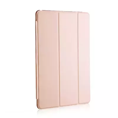 Microsonic Apple iPad Pro 12.9`` 2022 6. Nesil Kılıf (A2436-A2764-A2437-A2766) Slim Translucent Back Smart Cover Rose Gold