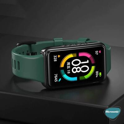 Microsonic Huawei Honor Band 6 Silicone Sport Band Turkuaz