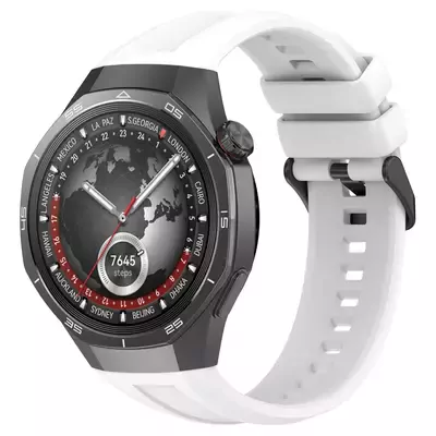 Microsonic Huawei Watch GT 6 Pro 46mm Kordon, Silicone SwiftBands Beyaz