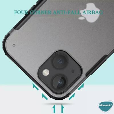 Microsonic Apple iPhone 13 Mini Kılıf Frosted Frame Yeşil