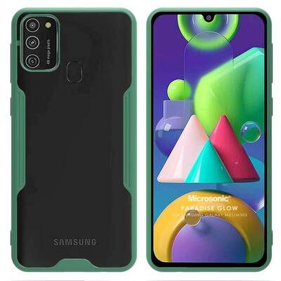 Microsonic Samsung Galaxy M30S Kılıf Paradise Glow Yeşil