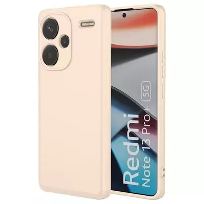 Microsonic Xiaomi Redmi Note 13 Pro Plus 5G Kılıf Groovy Soft Pudra