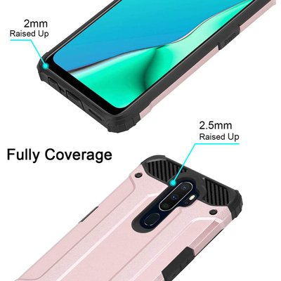 CaseUp Oppo A9 2020 Kılıf Tank Kırmızı